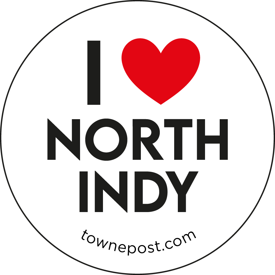 I Love North Indy Stickers