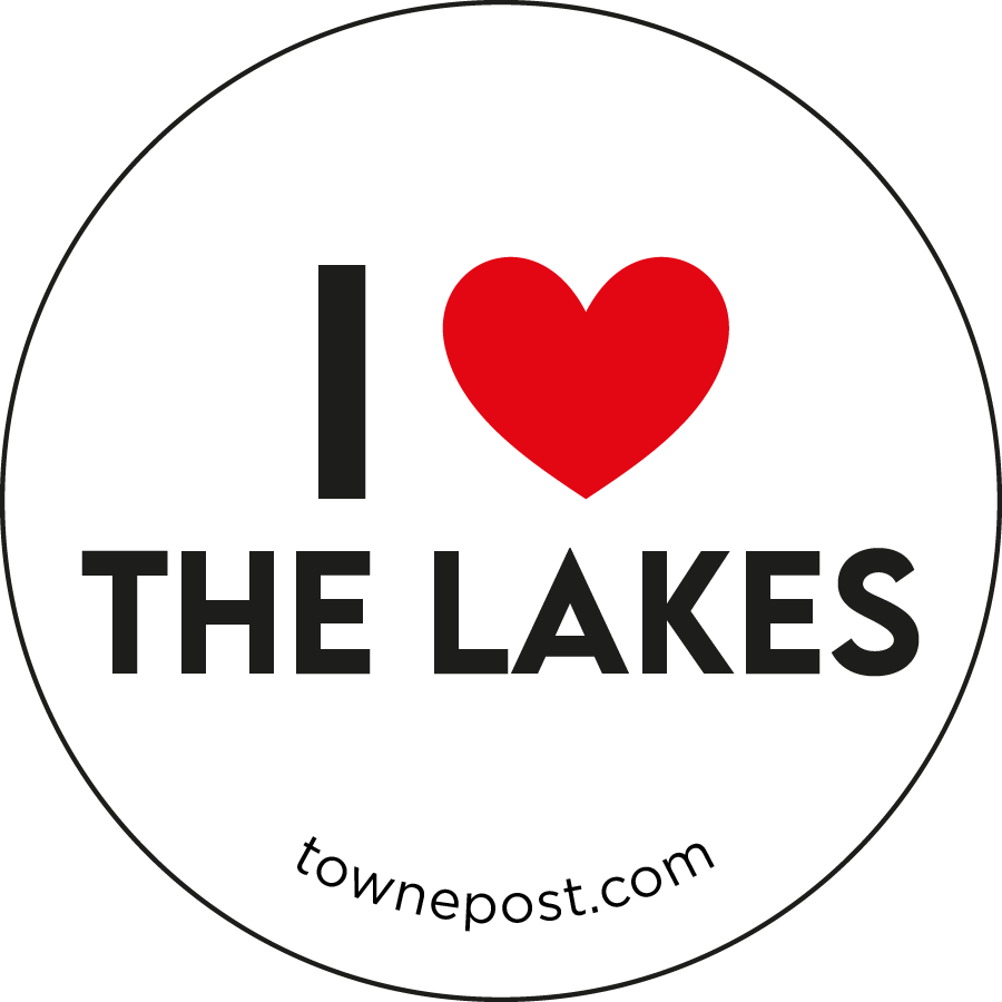 I Love The Lakes Stickers